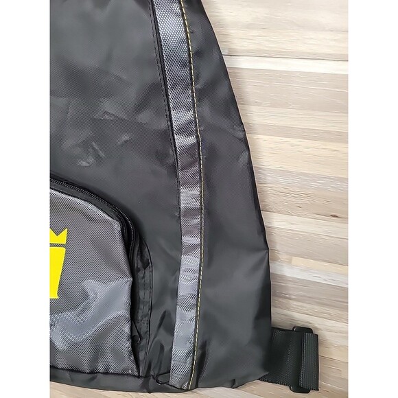 Monarch Pickleball Sling Bag - Black,‎ Gray & Yellow Multiple Pockets Adjustable - Picture 3 of 13